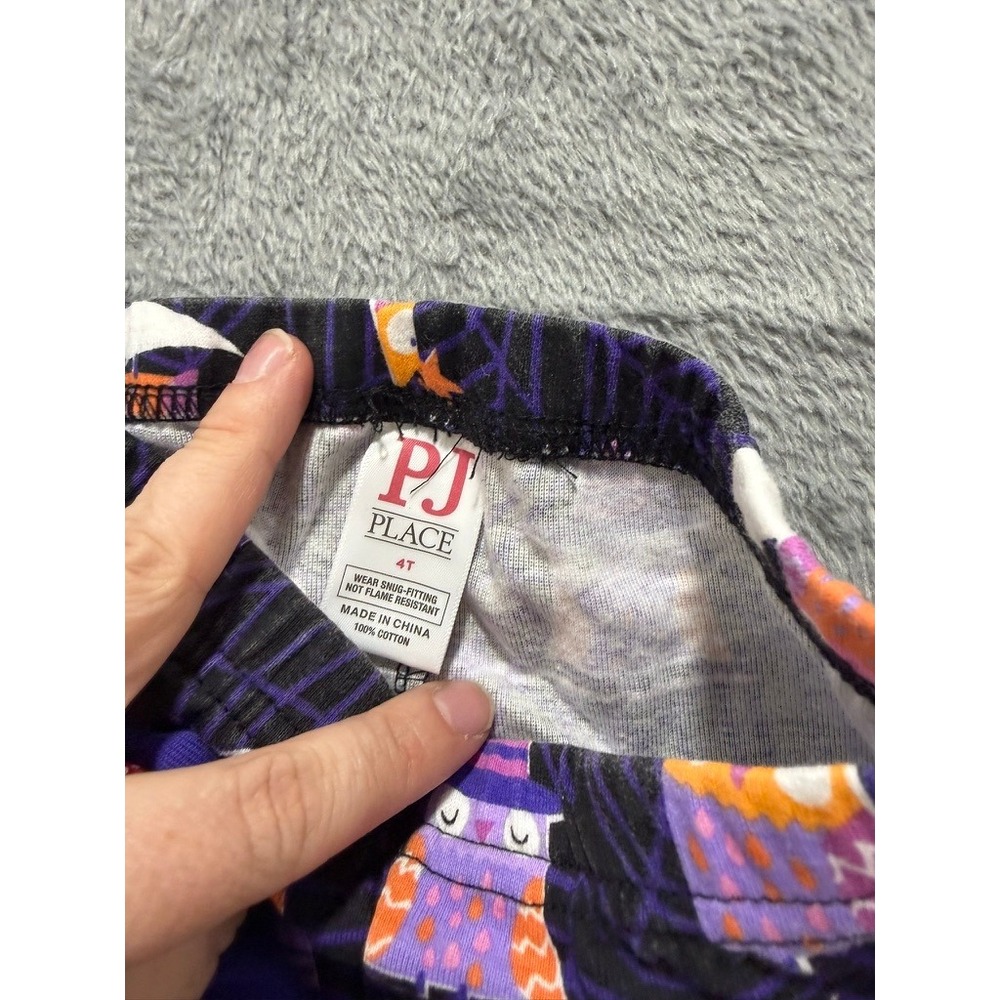 Carter's & PJ Place Kids Pajama‎ Set Bundle 4T Christmas Tree Night Owl 2-Pack - Picture 7 of 7